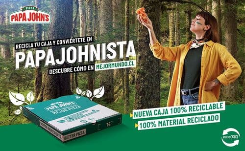Estudio de reciclabilidad de cajas de pizzas para Papa Johns 