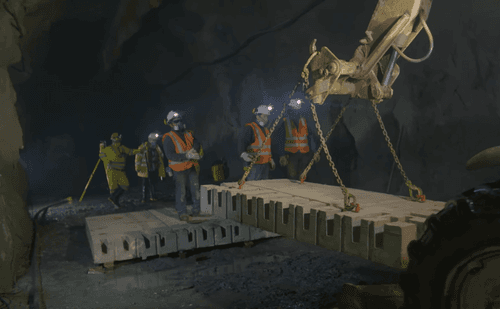 Construcción acelerada de pavimentos de alta durabilidad para minería subterránea