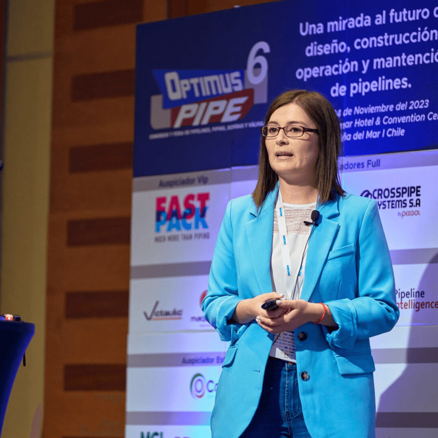 Ingeniera de Dictuc presenta en Conferencia Optimus Pipe 6