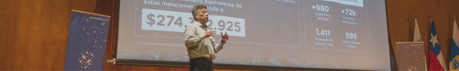 Dictuc realiza su Cuenta Semestral 2025 y otorga reconocimiento por años de servicio 