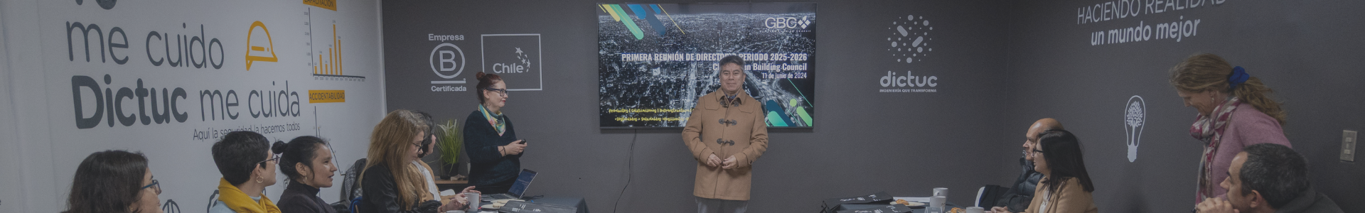 Dictuc anfitrión de primera reunión del nuevo Directorio 2025-2026 de Chile GBC